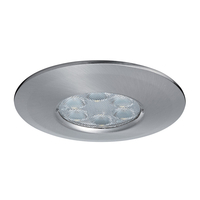 Fireguard LED7 Emergency Downlight - Brushed Nickel - Cool White - Dimmable