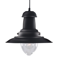 Fisherman Large Pendant - Black