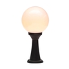 Forum Coastal York Outdoor Pedestal Light - Black
