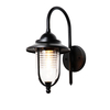 Forum Eris Fishermans Outdoor Lantern Wall Light - Black