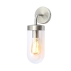 Forum Kew Curved Arm Outdoor Wall Light - Stainless Steel