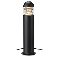 Garden 24V LED Outdoor Bollard Light - Black