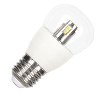 GE 4.5W Dimmable Warm White LED Clear Golf Ball Bulb - Screw Cap