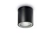 Gun Outdoor Flush Ceiling Light - Black