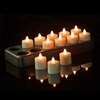 Insight Rechargable Colour LED Tealights with Remote Control and Charging Tray - Set of 12