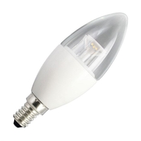 Integral 5.6W Dimmable Warm White LED Clear Candle Bulb - Small Screw Cap