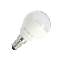 Integral 6.3W Dimmable Warm White LED Opal Golf Ball Bulb - Small Screw Cap