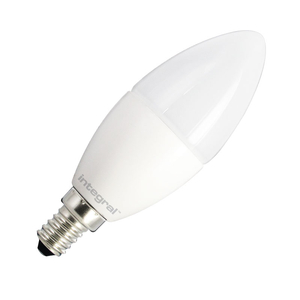 Integral 6.7W LED Opal Candle Bulb – S.Screw – Non-Dimmable