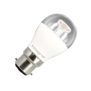 Integral 6W Warm White LED Clear Golf Ball Bulb - Bayonet Cap