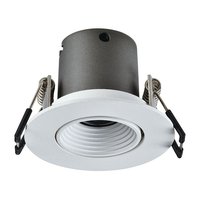 Integral Lux Mini 3.3W Cool White LED High CRI Tiltable Downlight - White