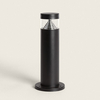 Inti Edit 6W Cool White LED Outdoor Bollard Light 30cm - Black
