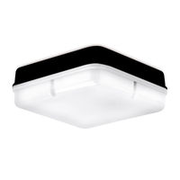 IP65 LED Bulkhead – Square - Black - Standard