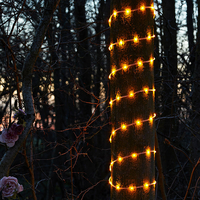 Konstsmide Battery Operated Amber LED Mini Rope Light - 5 Metre