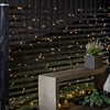 Konstsmide Battery Operated Warm White LED Net Light with Dusk to Dawn Sensor - 128 Lights