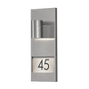 Konstsmide Modena House No. Flush Light - Stainless Steel
