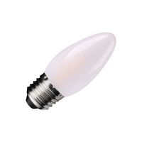 Kosnic 2W Warm White LED Frosted Filament Candle Bulb - Screw Cap