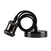 Kosnic Calla Ceiling Pendant Lamp Holder - Black Chrome