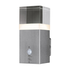 Ledvance Endura Cube 5W Warm White LED Outdoor Wall Light with PIR Sensor - Stainless Steel