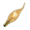 Lucide 3W Very Warm White Dimmable LED Decorative Filament Bent Tip Candle Bulb - Small Screw Cap