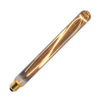 Lucide 5W Very Warm White Dimmable LED Decorative Filament 300mm Smoky Tubular Bulb - Screw Cap
