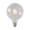 Lucide 5WWarm White LED Dimmable Clear Decorative Filament 125mm Globe Bulb - Screw Cap