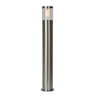Lucide Fedor Outdoor Bollard Light - Satin Chrome