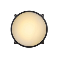 Lucide Hublot Round LED Outdoor Wall Light - Standard
