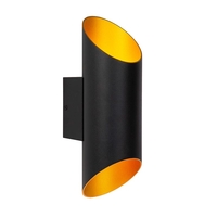 Lucide Quirijn Up & Down Wall Light - Black