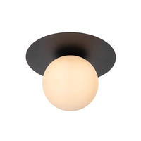 Lucide Tricia Flush Light - Black