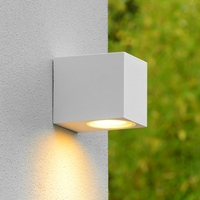 Lucide Zora Square LED Outdoor Wall Light - White