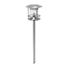 Lunar Solar LED Post Light with PIR Sensor - Stainless Steel