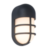 Lutec Bullo LED Outdoor Flush Wall Light - Dark Grey