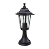 Lutec Corniche Outdoor Pedestal Light - Black