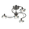 Luther 4 Light Semi-Flush - Black Chrome