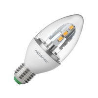 Megaman 6W Dimmable LED Clear Candle Bulb - Screw Cap