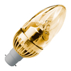 Megaman LED 5W Twisted Candle Bulb - Bayonet - Gold - Non-Dimmable