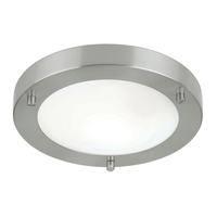 Meridian Low Energy Flush Fitting - Standard - Brushed Steel
