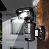 Night Watcher Robotic LED Security Light with Camera