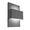 Norlys Geneve 18W Twin Outdoor Wall Light - Graphite