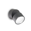 Omega Round Outdoor Warm White LED Wall Mounted Spotlight - Anthracite