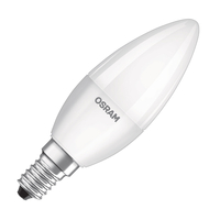 Osram 6W Warm White LED Frosted Candle Bulb - Small Screw Cap
