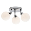 Pearl 3 Light Spotlight Plate - Polished Chrome
