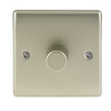 Pearl Nickel Low Profile 1 Gang 2 Way Dimmer Switch