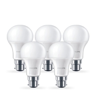 Philips 6W Corepro Warm White LED GLS Bulb - Bayonet Cap - Pack of 5