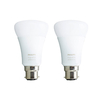 Philips Hue 8.5W White Changing LED Dimmable Bluetooth GLS Bulb - Bayonet Cap - Pack of 2