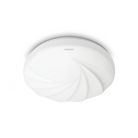 PHILIPS Shell Round Cool White 17W LED Flush Ceiling Light - White