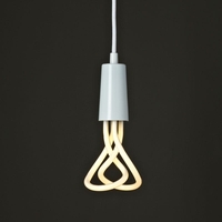Plumen Drop Cap Ceiling Pendant Lamp Holder - White