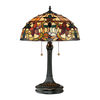 Quoizel Tiffany Kami 2 Light Table Lamp