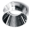 Round Reflector for Trimless Plaster In Downlight - Chrome