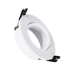 Round Tilting Downlight Bezel Cutout 75mm for GU10/GU5.3 LED Bulb - White